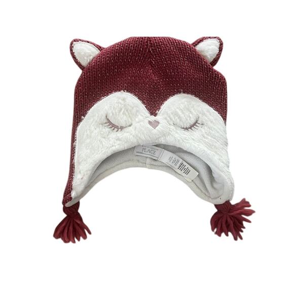 The Childrens Place Cute Animal Hat winter cozy 2T/3T kids soft warm beanie - Picture 1 of 5